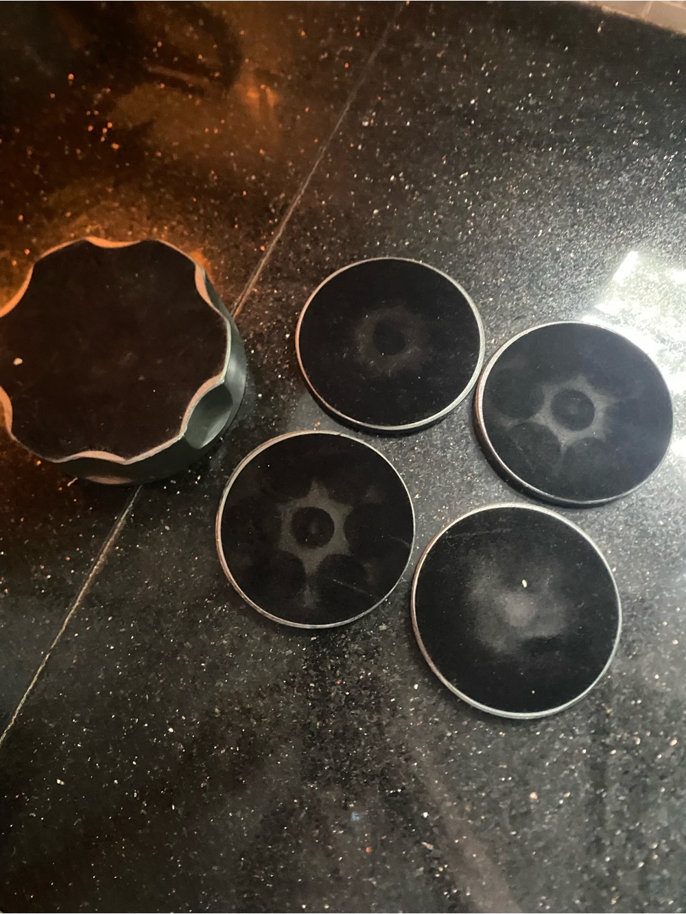 Revolver Shotgun Shell Coaster Set - Picture 8 of 9